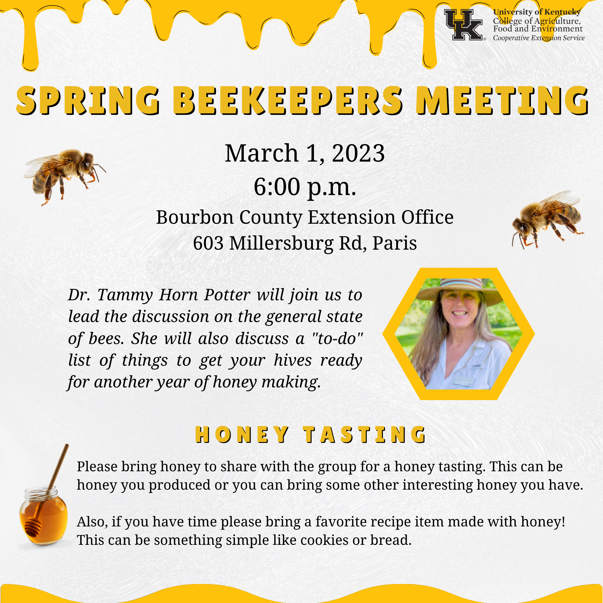 Beekeepers meeting information